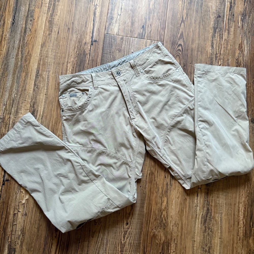 Kuhl Konfidant Air Pants 32x30 Khaki Hiking Technical Outdoor Gorpcore Utility - Picture 2 of 16